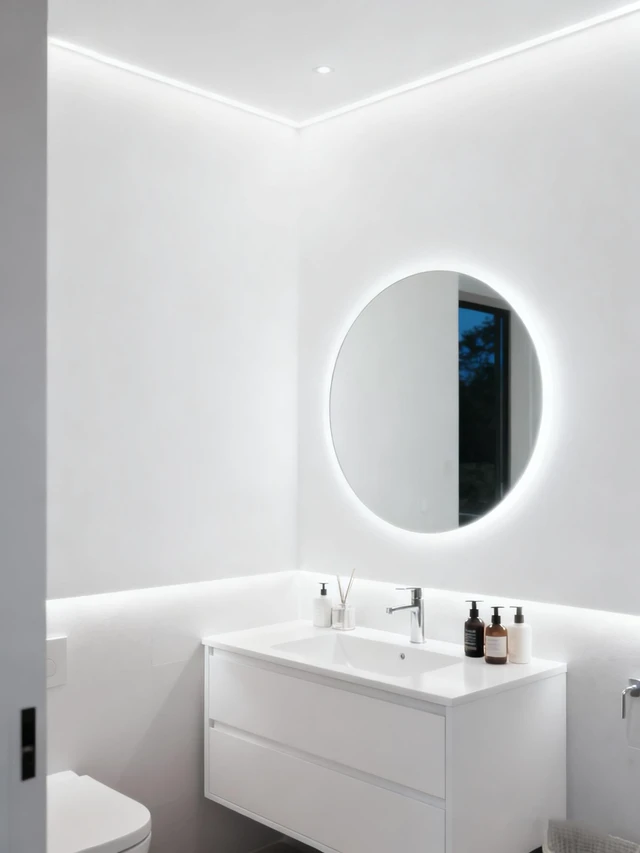 Alt view image 7 of 7 - 10Ft Rope Light Indoor Tape Lights LED Strip Lights for Vanity Mirror Bedroom with Dimmer Control for Kitchen, Cabinet, Shelf, Super Bright Flexible Cuttable Under Cabinet Lighting Counter
