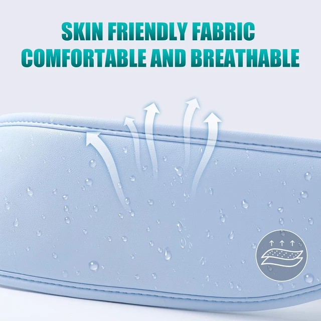 Alt view image 6 of 7 - Head Massager,Scalp Massager,Relief Headaches,Fatigue,Stress,Sleep aid,Hangover with Airbag Kneading,Constant Temperature Hot Compress for Head (Sky Blue)