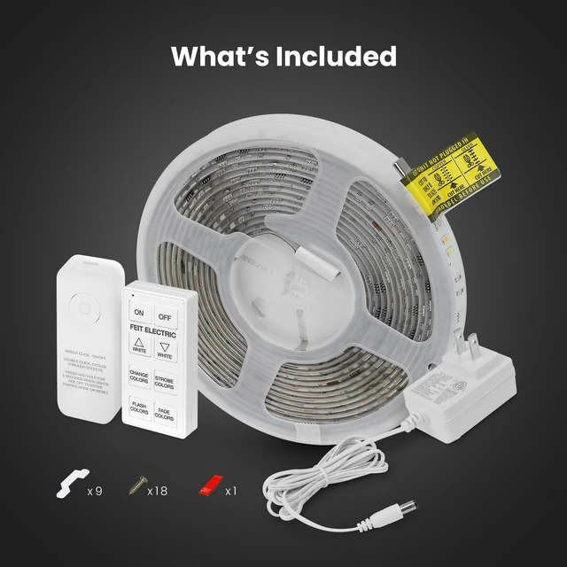 Alt view image 3 of 7 - Smart Light Strip 16FT, Ultrathin RGBW Color Chasing LED Light Strip, 2.4GHz Wi-Fi Enabled, Works with Alexa and Google Home Assistant, Remote Control, (0.4in x 192in) TAPE192/CHASE/AG