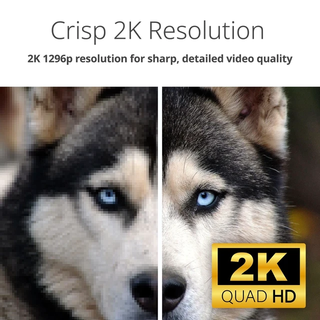 Alt view image 2 of 7 - 360° View 2K Pan & Tilt WiFi Indoor Security Camera for Home & Pet | (DCS-6501LH) No Fee SD Recording, or Optional Cloud Subscription, Sound & Motion Detection Alerts, 2-Way Audio, Night Vision