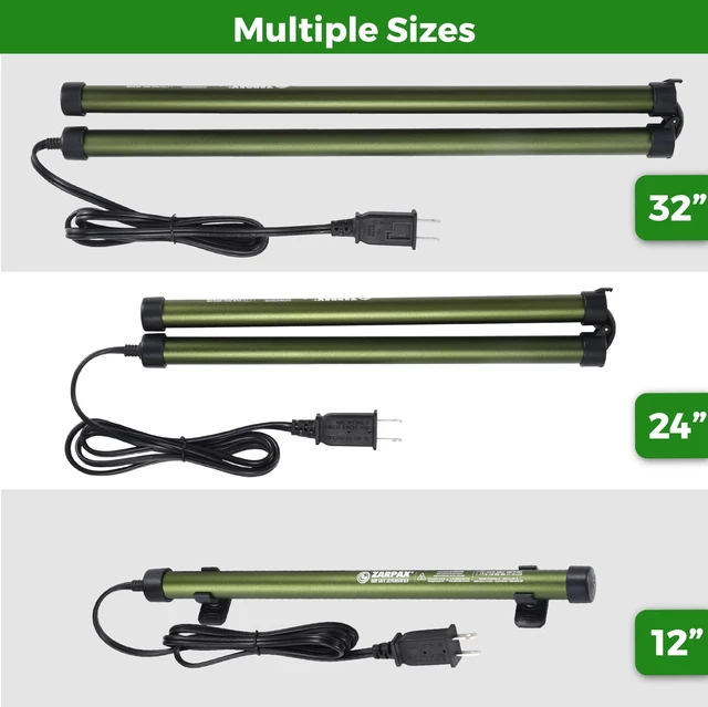 Alt view image 4 of 6 - Gun Safe Dehumidifier Rod 24" Electric Plug In - 2 Pack | Electric Dehumidifier Rods for Gun Safe, Vault & Cabinets - Stops Humidity, Moisture & Corrosion - Foldable, 4 Brackets
