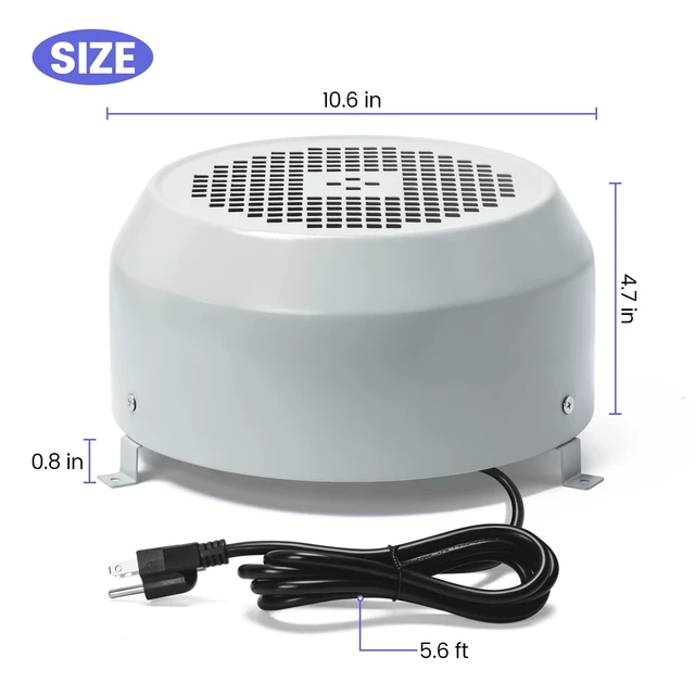 Alt view image 5 of 7 - Air Dryer Made by Durable Material, Suitable for Ships, RVs, Storage Rooms