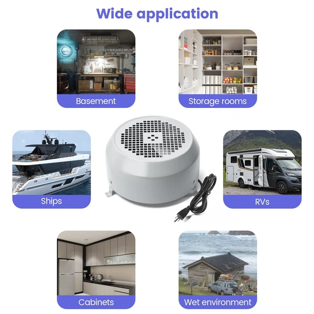 Alt view image 7 of 7 - Air Dryer Made by Durable Material, Suitable for Ships, RVs, Storage Rooms
