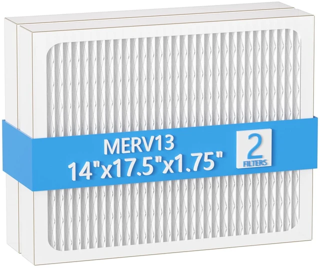 Main image of 14 x 17.5 x1.75 MERV 13 Replacement Dehumidifier Filter Compatible with Santa Fe Advance90, Advance100, Advance120, Honeywell DR90 & DR120 dehumidifier Models, 2 Pack