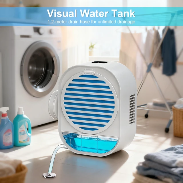 Alt view image 6 of 7 - 4-in-1 Indoor Dryer Vent with Dehumidifier for Protect Furniture | Dryer Vent Kit for Electric Dryers Stainless Steel Screen Filter Lint Trap Polyester Filter and Visual Water Tank