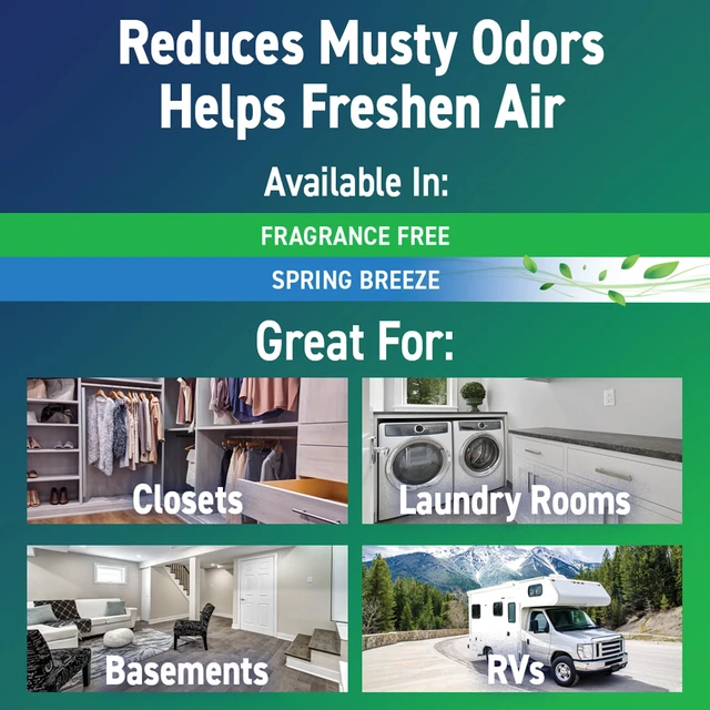 Alt view image 7 of 7 - Moisture Grabbers, 3-Pack 17.5 oz Bags (Fragrance-Free) Powerful Moisture Absorber with Anti-Leak Gel, Covers Up to 350 cu ft, Eliminates Musty Odors for Fresher Air