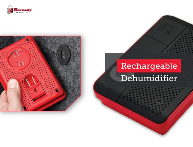 Alt view image 6 of 7 - Rechargeable Dehumidifier 95900 - Portable Moisture Absorbers with Silica Gel to Prevent Moisture Damage for Gun Safe Accessories, Firearms, & More in Gun Safes & Cabinets, Closets, & Pantries