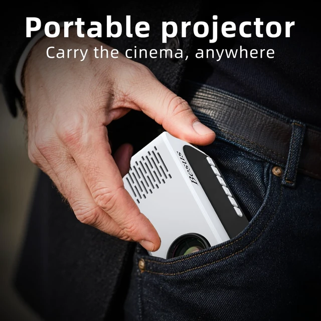 Alt view image 7 of 7 - SEXZCUSKT Mini Projector, HD 1080P WiFi Video Projector, Portable Outdoor Projector with Tripod, Gift for Kids, Home Theater Movie Phone Projector Compatible with USB, AV, Smartphone/Tablet/Laptop