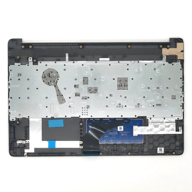 Alt view image 2 of 5 - Jxjslp Replacement for HP 15-DW 250 255 256 G8 G9 Laptop Upper Case Palmrest with US Layout Non-Backlit Keyboard Assembly M31099-001 Black