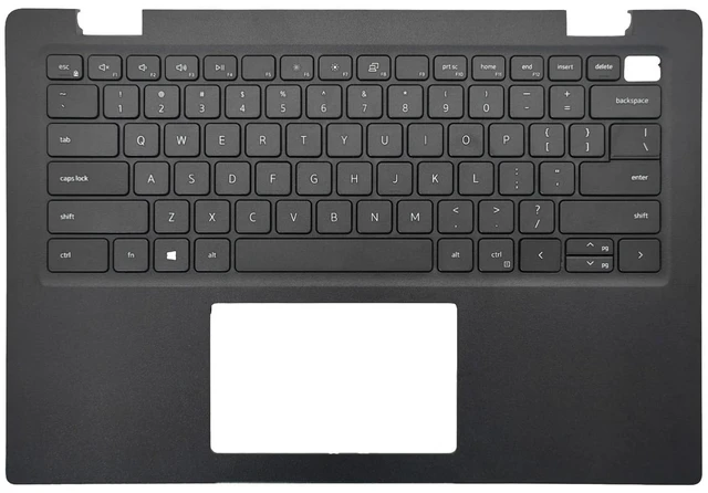 Main image of CCGDZKJ 04PX9K Replacement Upper Case Palmrest for Dell Latitude 14 3420 | for Latitude E3420, US Non-backlit Keyboard, USB-C Port, Black Plastic Top Cover