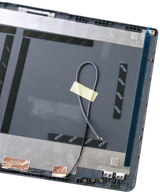 Alt view image 2 of 6 - CyanWind Laptop LCD Back Cover Hinge Set Silver Gray for Lenovo IdeaPad 3-15ITL6 82H8 3-15ADA6 82KR 3-15ALC6 82KU 3 15IAU7 82RK 3 15ABA7 82RN 5CB1B60414 AP21P000100