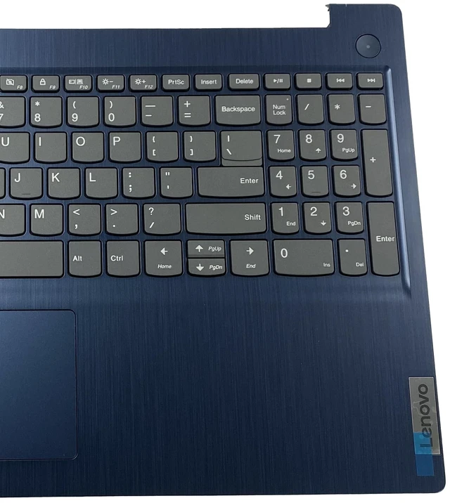Alt view image 4 of 7 - wzqrps Replacement for Lenovo IdeaPad 3 15IML05 15IIL05 15ADA06 15ARE05 Laptop Upper Case Palmrest Non-Backlit Keyboard Touchpad Assembly Part 5CB0X57536 5CB1D03528 5CB0X57656 Blue