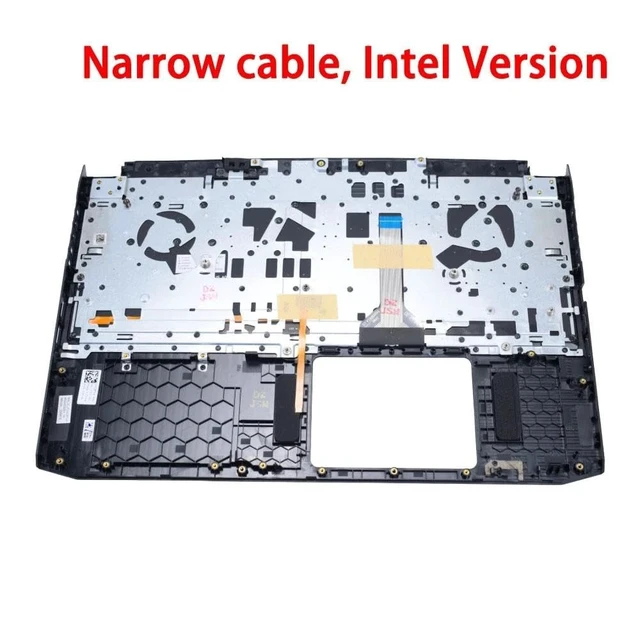 Alt view image 7 of 7 - Wuntenphy New Replacement for Acer Nitro 5 AN515-45 57 N20C1 AN515-56 Laptop Palmrest Upper Case Red Backlit Keyboard Assembly Part 6B.QEXN2.001 6B.QB9N2.011 6B.QCBN2.001