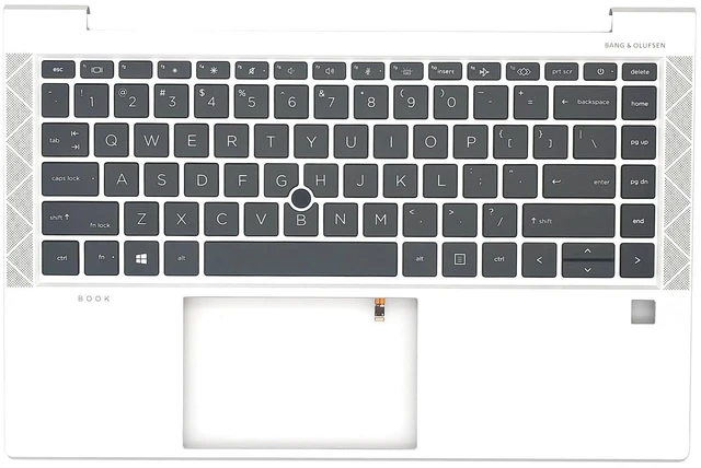 Main image of WWGTMC Palmrest with Backlit US Keyboard for HP EliteBook 840 G7 840 G8 | Upper Case Top Cover Replacement,US Layout,Silver,P/N M36312-001