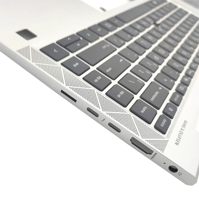 Alt view image 5 of 6 - WWGTMC Palmrest with Backlit US Keyboard for HP EliteBook 840 G7 840 G8 | Upper Case Top Cover Replacement,US Layout,Silver,P/N M36312-001