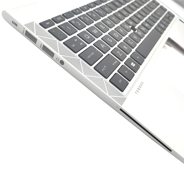 Alt view image 4 of 6 - WWGTMC Palmrest with Backlit US Keyboard for HP EliteBook 840 G7 840 G8 | Upper Case Top Cover Replacement,US Layout,Silver,P/N M36312-001