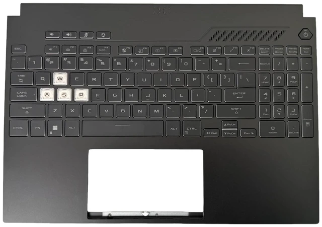 Main image of New Replacement for ASUS TUF Dash 15 FA507/FX517 & TUF Gaming F15 FX507 Series Laptop Palmrest Upper Case Backlit Keyboard Assembly Part 90NR0951-R31 90NR09C1-R31US1 6070B2137812 (RGB)