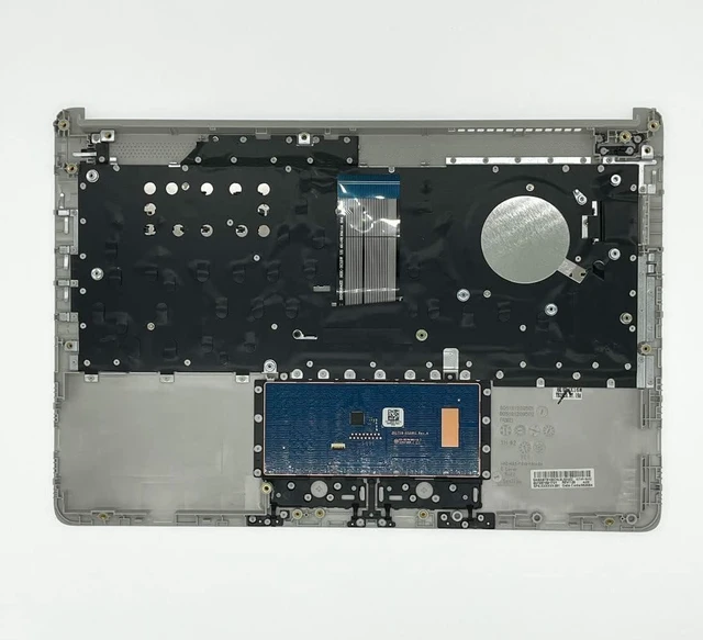 Alt view image 2 of 6 - Replacement for HP 14Z-DK 14-DK 14-CF 14S-CF Laptop Upper Case Palmrest Touchpad with Keyboard Assembly L48648-001 6070B1581701 Natural Silver