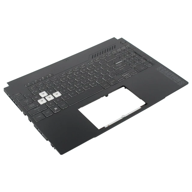 Alt view image 3 of 6 - ApplianPar Black Upper Case Palmrest Cover with Backlit Keyboard 90NR0951-R31 for Asus TUF Dash 15 FA507 FA507R FX517 FX517ZM