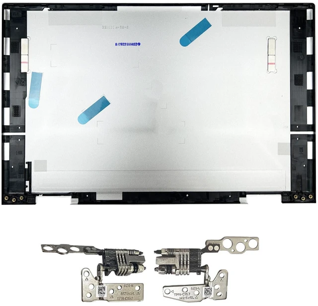 Main image of Wzqrps Replacement Laptop LCD Cover Back Rear Top Lid with Hinges for HP Envy 15 EW 15Z-EY 15T-EW 15-EY0023DX 15-EY0013dx 15Z-EY100 15Z-EY000 N09644-001 N09645-001 N09646-001 (Silver)