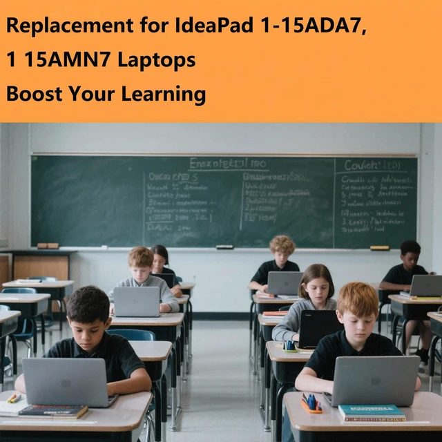 Alt view image 4 of 6 - CCGDZKJ Replacement LCD Back Cover Kit for Lenovo IdeaPad 1-15ADA7 | Ideapad 1 15AMN7, Blue Top Lid with Bezel and Hinges with Hinge Cap, 5CB1F36623, 5CB1R29778, Laptop Repair Parts