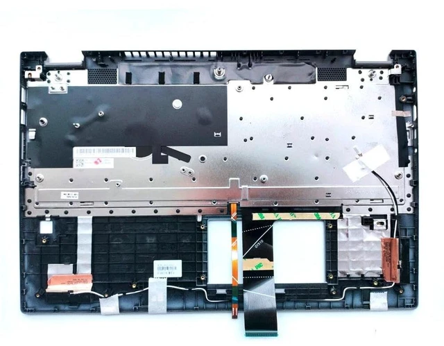 Alt view image 2 of 7 - New Replacement for Lenovo IdeaPad Flex 5-15IIL05 5-15ITL05 5-15ALC05 5-15ARE05 Laptop Palmrest Upper Case Backlit Keyboard W/Fingerprint Hole Assembly Part 5CB0Y88026 5CB0Y89716 Silver Gray