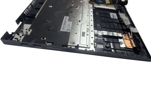 Alt view image 4 of 7 - New Replacement for Lenovo IdeaPad Flex 5-15IIL05 5-15ITL05 5-15ALC05 5-15ARE05 Laptop Palmrest Upper Case Backlit Keyboard W/Fingerprint Hole Assembly Part 5CB0Y88026 5CB0Y89716 Silver Gray