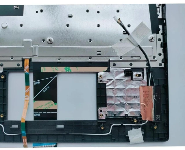 Alt view image 6 of 7 - New Replacement for Lenovo IdeaPad Flex 5-15IIL05 5-15ITL05 5-15ALC05 5-15ARE05 Laptop Palmrest Upper Case Backlit Keyboard W/Fingerprint Hole Assembly Part 5CB0Y88026 5CB0Y89716 Silver Gray