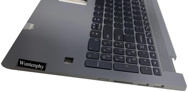 Alt view image 3 of 7 - New Replacement for Lenovo IdeaPad Flex 5-15IIL05 5-15ITL05 5-15ALC05 5-15ARE05 Laptop Palmrest Upper Case Backlit Keyboard W/Fingerprint Hole Assembly Part 5CB0Y88026 5CB0Y89716 Silver Gray