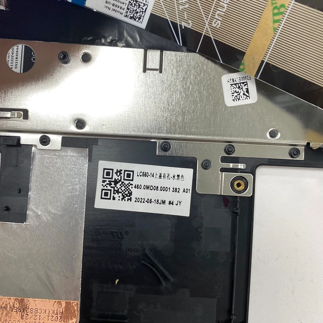 Alt view image 7 of 7 - wzqrps Replacement Laptop Upper Case Palmrest Backlit Keyboard Touchpad Assembly Part for Le novo Flex 5-14IIL05 ARE05 ITL05 5CB0Y85490 Gray