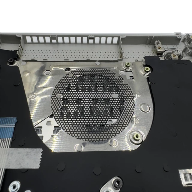 Alt view image 6 of 7 - L88200-001 Replacement for Hp 14T-DQ200 14-DQ 14-FQ 14s-dq 14s-dr 14s-fq Laptop Upper case Palmrest Assembly Part with Non-Backlit US Keyboard Sliver