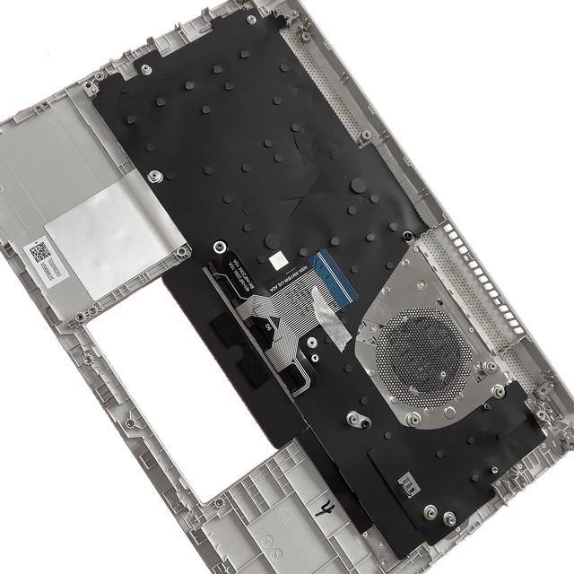 Alt view image 5 of 7 - L88200-001 Replacement for Hp 14T-DQ200 14-DQ 14-FQ 14s-dq 14s-dr 14s-fq Laptop Upper case Palmrest Assembly Part with Non-Backlit US Keyboard Sliver