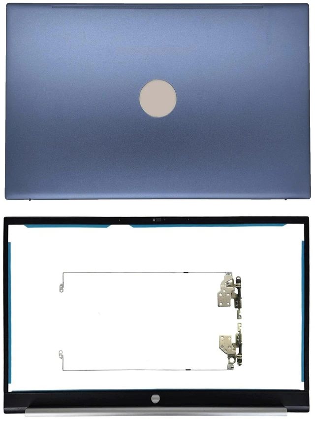 Main image of Wzqrps New Replacement Laptop LCD Cover Back Rear Top Lid Hinges Front Bezel for HP Pavilion 15-EG 15T-EG 15-EH 15Z-EH 15-EG0073CL 15-EH0050WM M08901-001 M08899-001 M08904-001 (Blue)