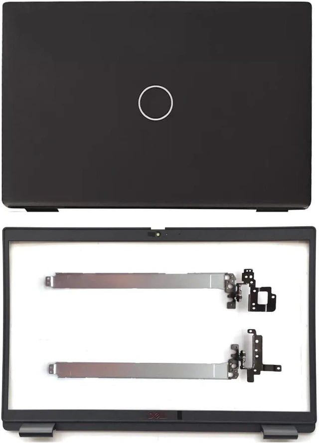 Main image of Jingelmall LCD Back Cover Top Lid Top Case Front Bezel with Hinge Replacement for Dell Latitude 15 3520 E3520 017XCF 04Y37V 0WXN5F 17XCF WXN5F 4Y37V