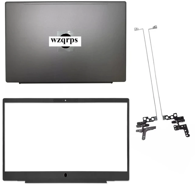 Main image of Wzqrps New Replacement Laptop LCD Cover Back Rear with Hinges and Front Bezel Frame for HP Pavilion 15 CS 15-CS 15-CW 15T-CS 15Z-CW Series L23879-001 Gray