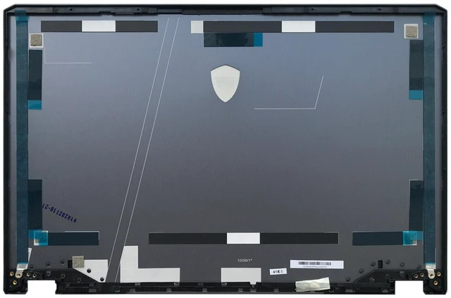 Alt view image 2 of 7 - wzqrps Replacement Laptop LCD Cover Back Rear Top Lid with Hinges and Front Bezel Frame for MSI 9S7-17K314 GE76 GP76 Raider 11UG/11UH/11UE(MS-17K3) Blue