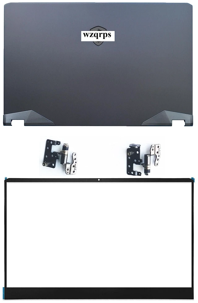 Main image of wzqrps Replacement Laptop LCD Cover Back Rear Top Lid with Hinges and Front Bezel Frame for MSI 9S7-17K314 GE76 GP76 Raider 11UG/11UH/11UE(MS-17K3) Blue