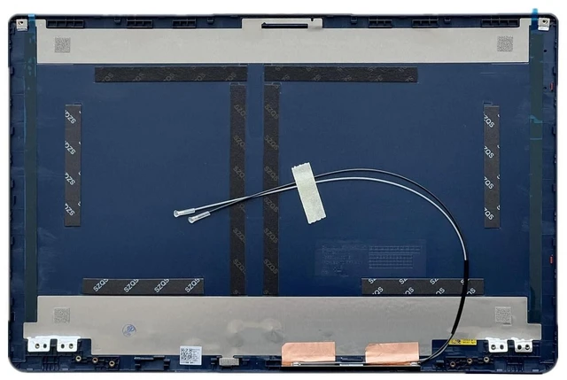 Alt view image 2 of 7 - New Replacement Laptop LCD Back Cover Rear Top Case Lid with Hinges and Front Bezel Frame for Lenovo ideapad 3-15ITL6 3-15ADA6 3-15ALC6 15IAU7 15ABA7 5CB1B60415 5B30S18993 5H50S29057 (Blue)