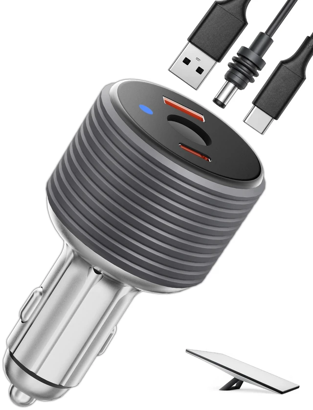 Main image of 72W Max Stable Voltage Boost Starlink Mini Car Adapter, 3-in-1 Car Charger | 12V to 24V DC Boost Converter, Dual USB Ports, Heat-Resistant Aluminum Housing, Smart Chip, Car Adapter for Cars/Trucks/RVs