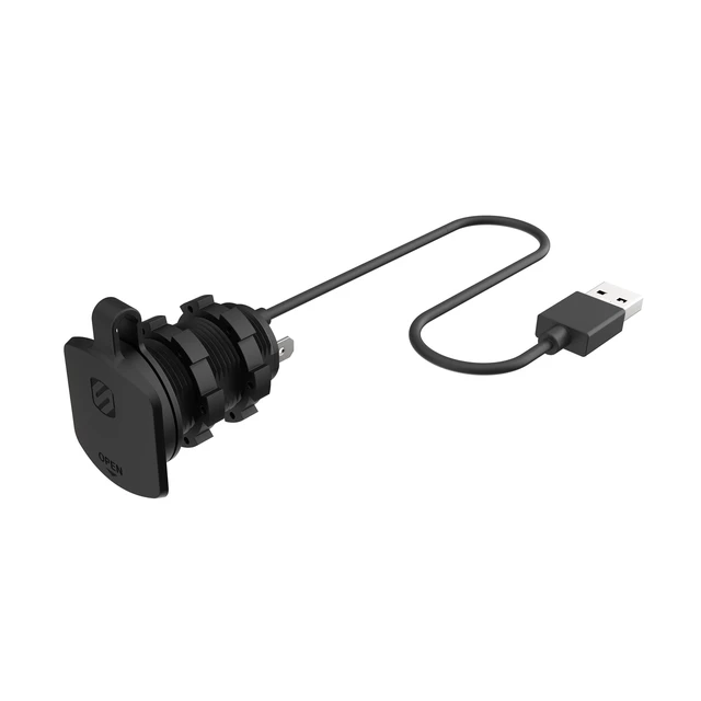 Alt view image 6 of 7 - Scosche PowerVolt Dash Port 27W USB-C Car Charger with Data Pass-Through | USB Relocator for Apple CarPlay & Android Auto with 27W USB-C Charging and USB-A Port for Data Pass-Through Only