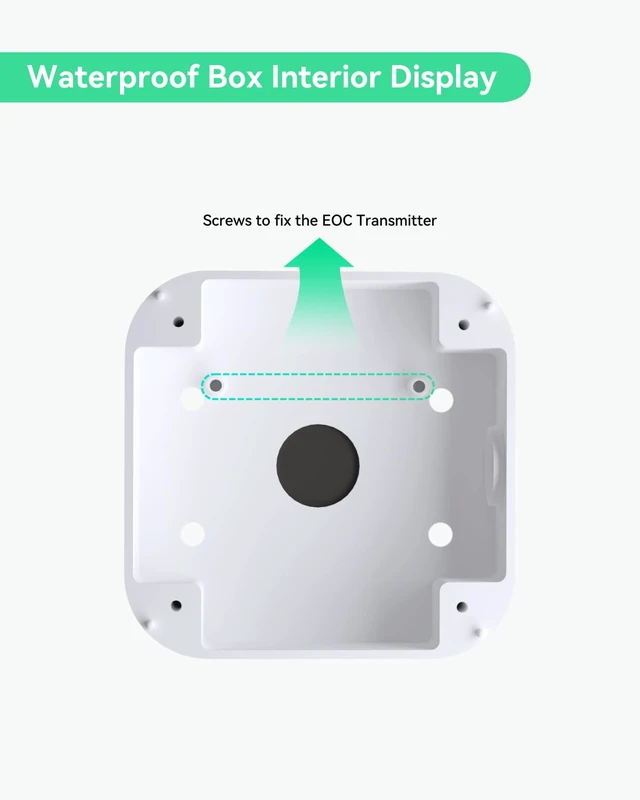 Alt view image 4 of 6 - LINOVISION EoC Transmitter Camera Mount Box, IP66 Waterproof Junction Box | Aluminum Outdoor Enclosure | Universal Mount Design | Compatible with EoC Transmitter and Bullet