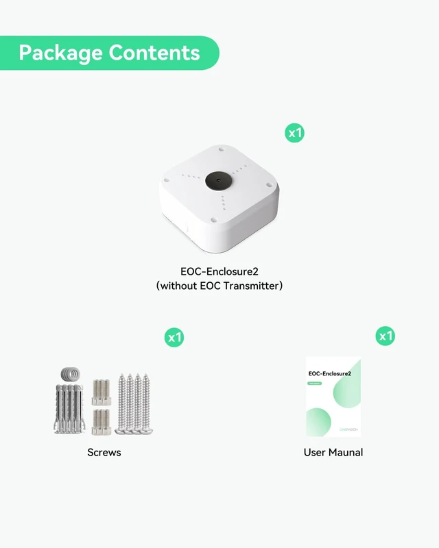 Alt view image 6 of 6 - LINOVISION EoC Transmitter Camera Mount Box, IP66 Waterproof Junction Box | Aluminum Outdoor Enclosure | Universal Mount Design | Compatible with EoC Transmitter and Bullet
