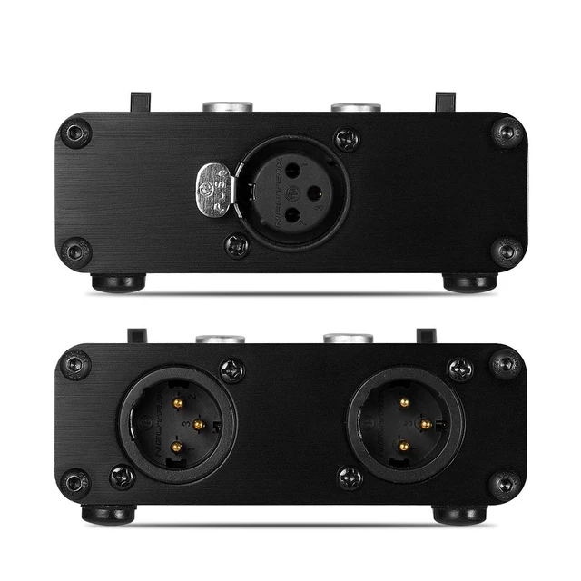 Alt view image 6 of 7 - 2 Way XLR Balanced Stereo Audio Switcher Passive A/B Mini Switch Box Mixer Sound Splitter (KN102, 1-IN-2-OUT)