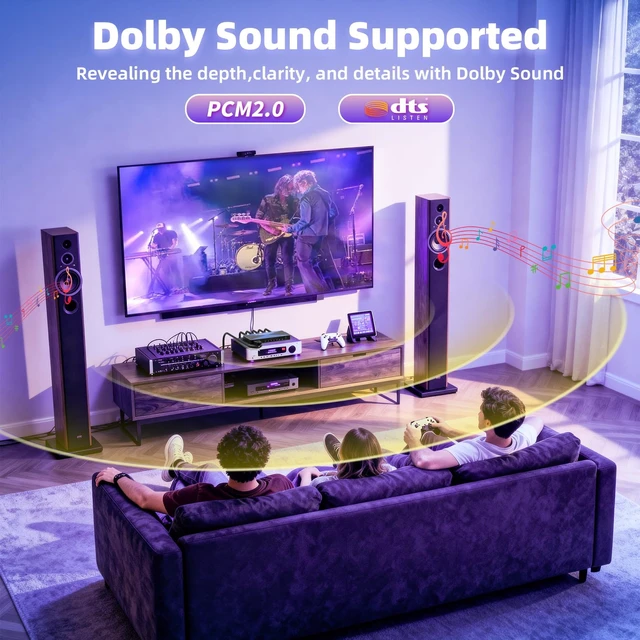 Alt view image 5 of 7 - 4K@240Hz ALYYDBG HDMI 2.1 Switch 5 in 1 Out Support 3D HDR10+ HDCP 2.3 VRR | Compatible with PS5/4 Xbox Nienteen Switch Roku Fire Stick Apple TV to Connect your TV Monitor Projector