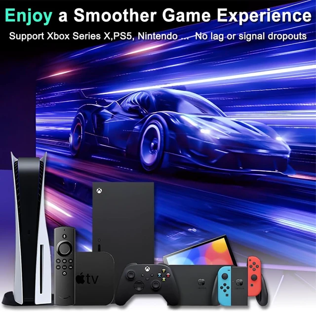 Alt view image 5 of 7 - SkycropHD 4K@60Hz HDMI Switch 5 in 1 Out HDMI 2.0 Switcher Box with Remote | Support PS4, Xbox, PC, TV, Monitor, Auto Switch, HDR10, CEC, Dolby Vision & Dolby Atmos
