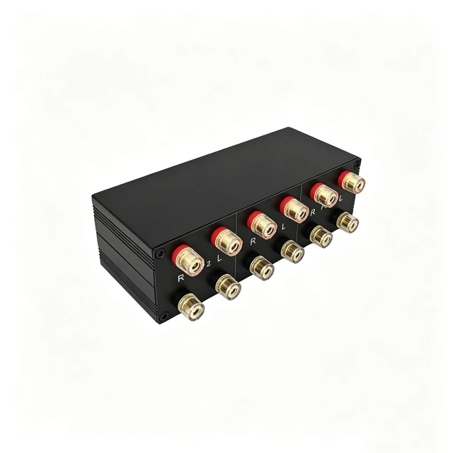 Alt view image 5 of 7 - SOLUPEAK SP2 2 Zone Speaker Selector Switch Box, Passive Audio switcher