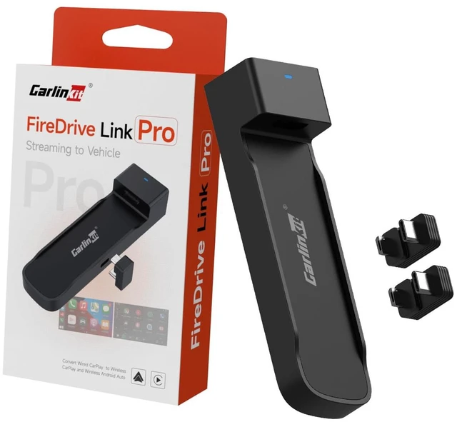 Main image of Carlinkit FireDrive Link Pro Car TV Converter, Wireless CarPlay Adapter with HDMI for Fire TV Stick Streaming, Convert Wired CarPlay to Wireless Android Auto & Apple CarPlay Dongle, Plug & Play