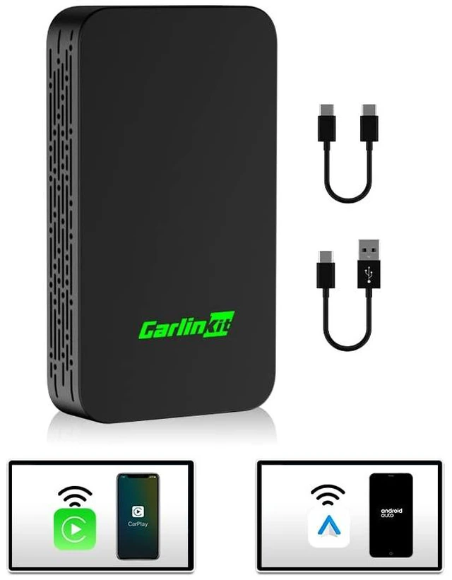 Main image of Carlinkit 5.0 2air Wireless CarPlay Android Auto Adapter for OEM Wired Cars | Wired to Wireless,Plug & Play,2.4/5GHz Dual-WiFi,OTA Upgrade