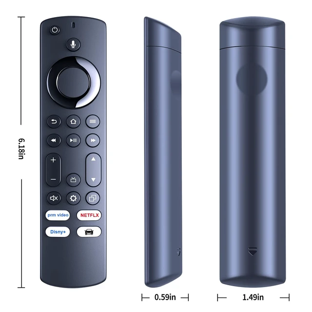 Alt view image 3 of 3 - Rankle Memory Replacement Remote Control for 2022-2024 Jeep Grand Cherokee Wagoneer Rear DVD Entertainment PUW-2K19-YKF470, for 2022 Chrysler Pacifica Hybrid Rear Seat DVD Theater 68449336AB