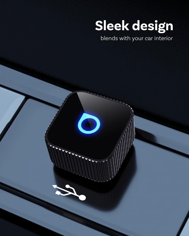 Alt view image 5 of 7 - OTTOCAST Mini Cube 3.0 USB C Wireless CarPlay & Android Auto Adapter 2026 Plug & Play, Fast Auto-Reconnect (Black)